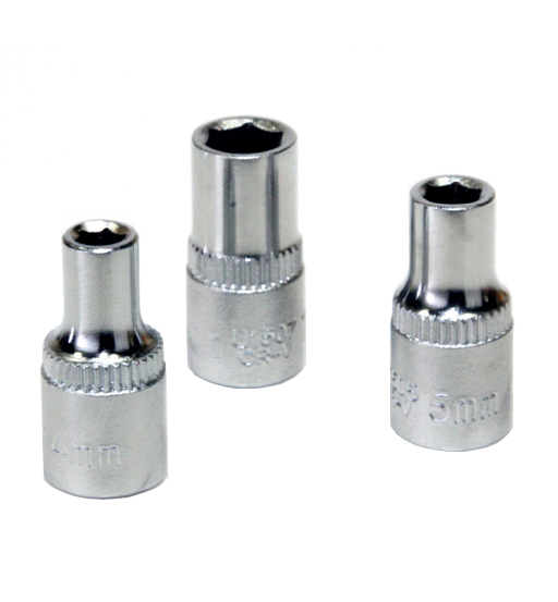 1/4” Dr 6 Pt Socket 4MM Uken